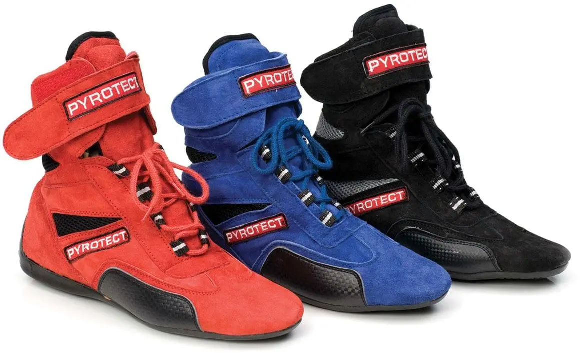 Sport High-Top Sfi-5 Certified Racing Driving Shoes – Black 1