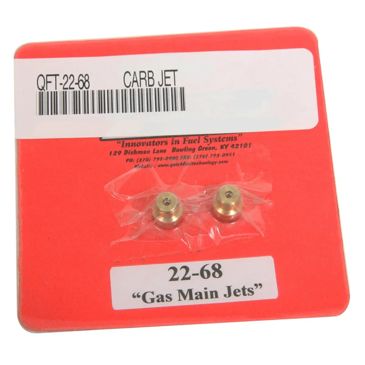 Quick Fuel Standard Main Jet Set – Precision Brass Jets For Carburetor Tuning – 22-68Qft 1
