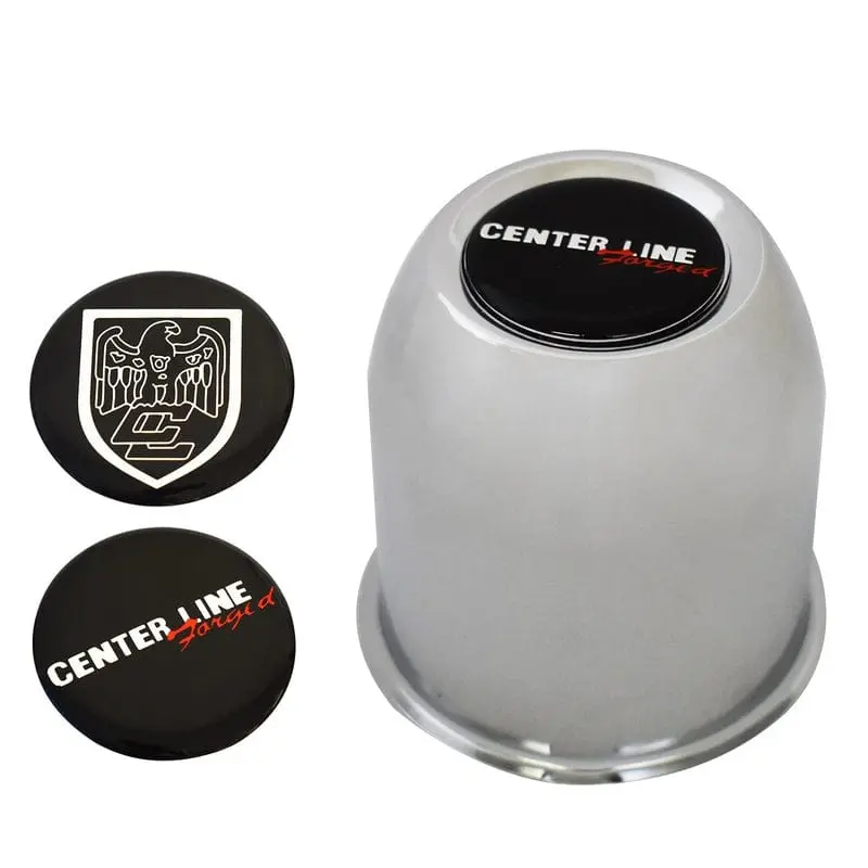 Street Pro Centerline Wheel Cap With Dual Decals – Behind-Wheel Design 1