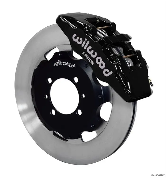 Wilwood Dynapro 6-Piston Forged Aluminum Front Big Brake Kit – 140-12767 1