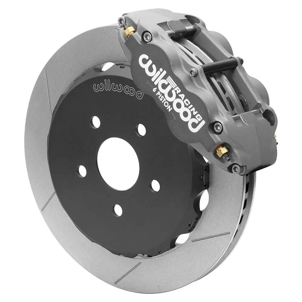 Wilwood 140-16848 Forged Superlite 6R Front Brake Kit – Narrow-Caliper Big Brake System For Track Use 1